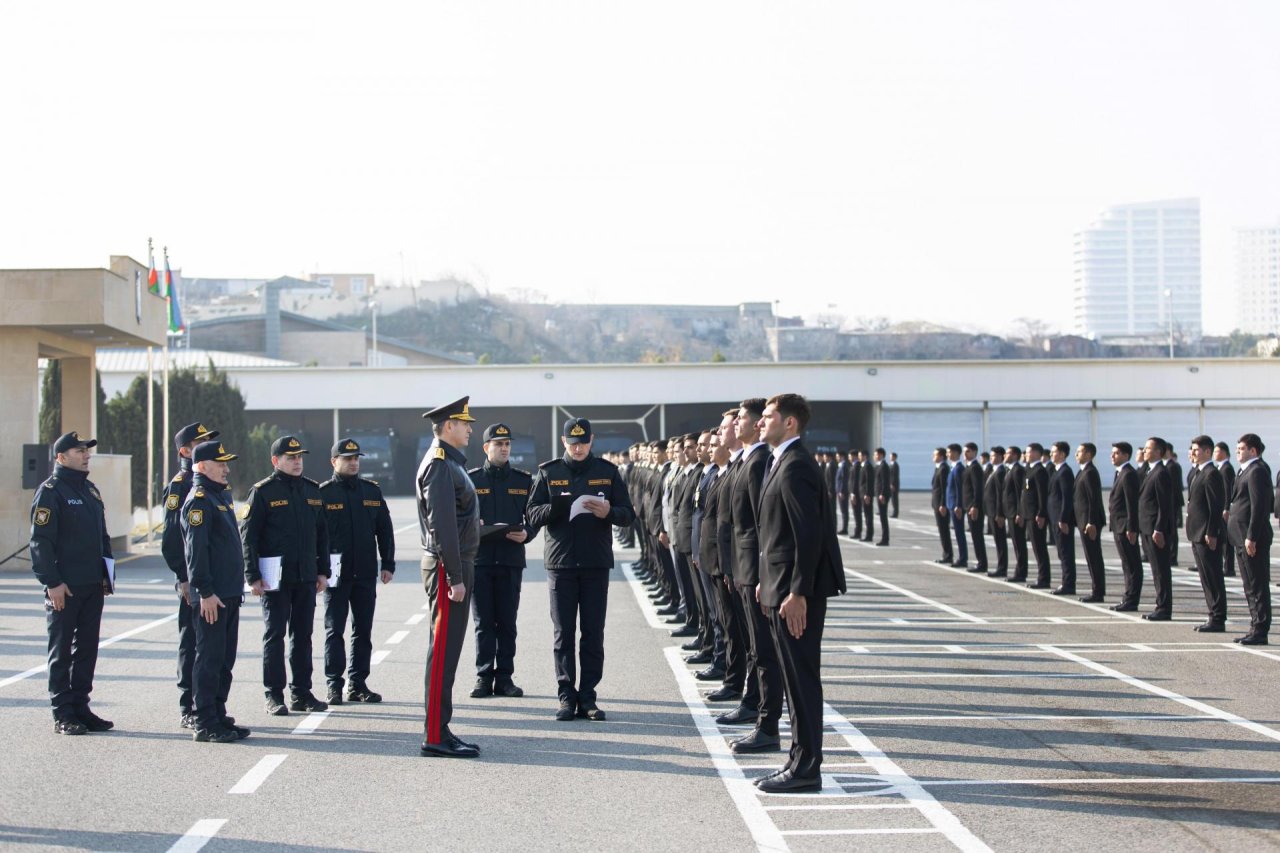 Daxili işlər naziri sıra baxışı KEÇİRDİ - FOTO/VİDEO - foto 1