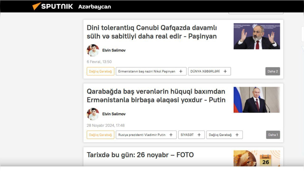 Rusiyanın ölkəmizdəki RUPORU - “Sputnik Azərbaycan”la bağlı SENSASİON FAKTLAR - foto 2