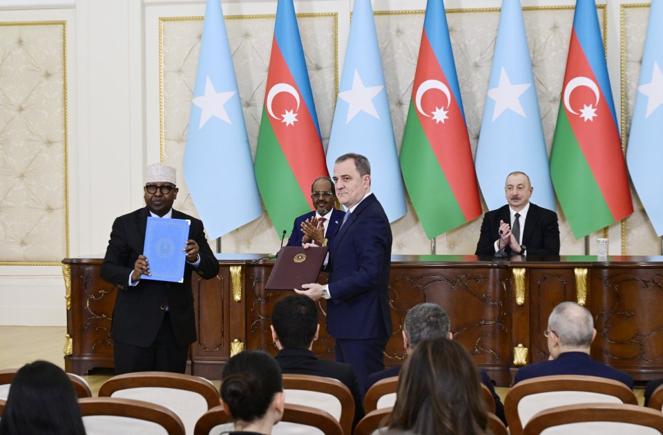 Azərbaycanla Somali arasında imzalanmış sənədlərin mübadiləsi mərasimi keçirildi - FOTO - foto 3
