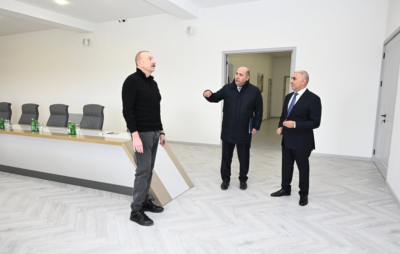 İlham Əliyev Ağdamda “Azərişıq
