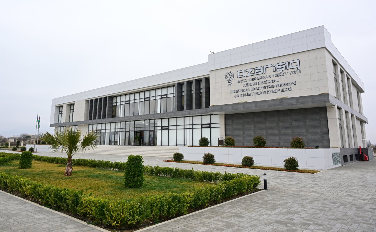İlham Əliyev Ağdamda “Azərişıq