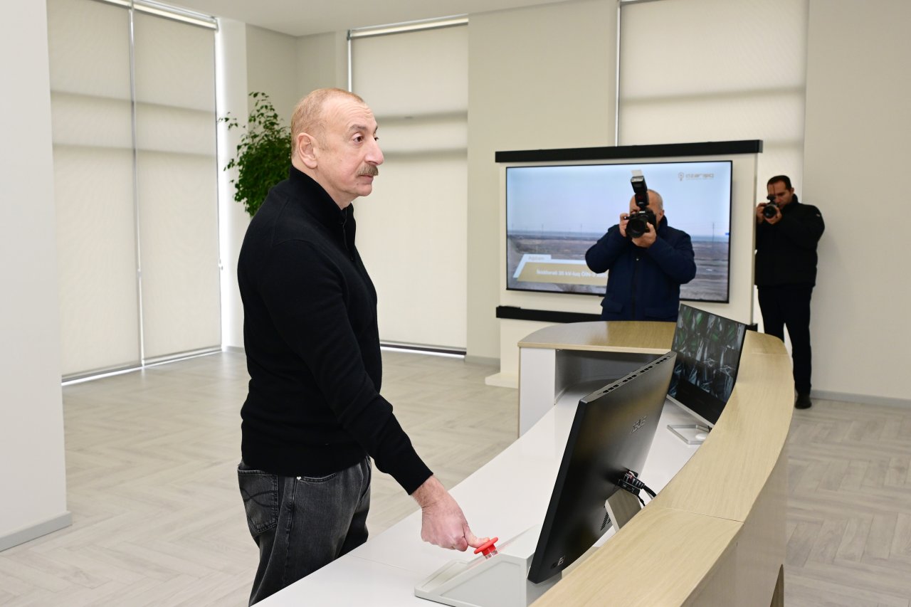 İlham Əliyev Ağdamda “Azərişıq
