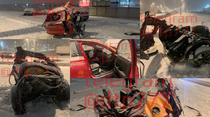Çin avtomobili qəzada 2 yerə bölündü &ndash; "Chery" - FOTO/VİDEO