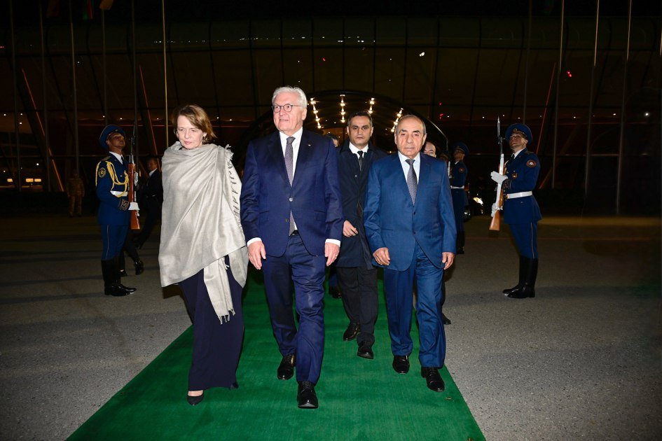 Almaniya Prezidentinin Azərbaycana səfəri BAŞA ÇATDI - FOTO