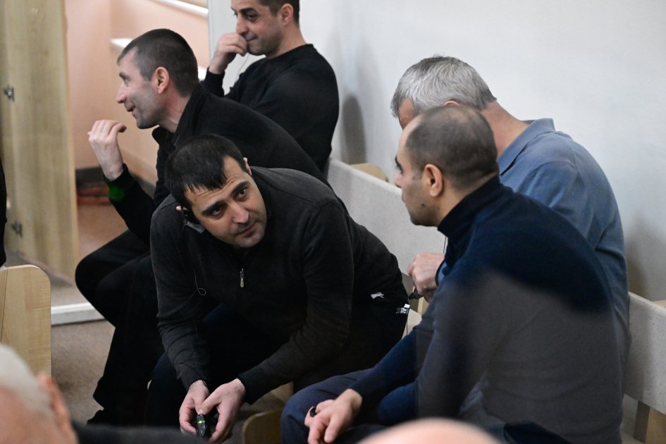 Harutyunyan və digərləri yenidən MƏHKƏMƏ QARŞISINDA - FOTO - foto 16