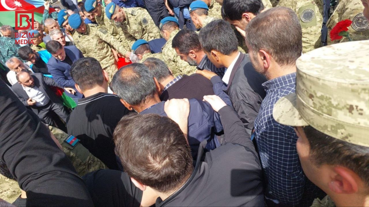 Şəhid hərbçi Lənkəranda dəfn olundu - FOTO - foto 2