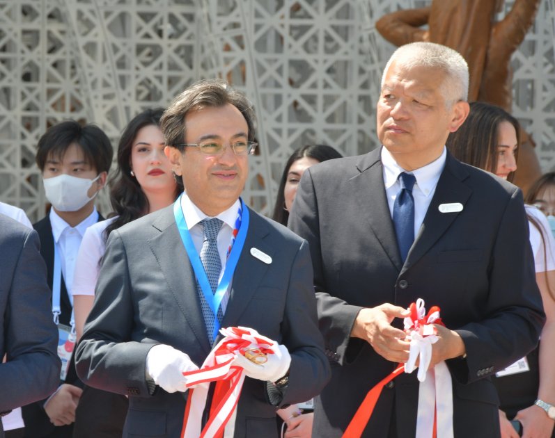 “Ekspo 2025”də Azərbaycan milli pavilyonunun açılışı oldu - FOTO - foto 4
