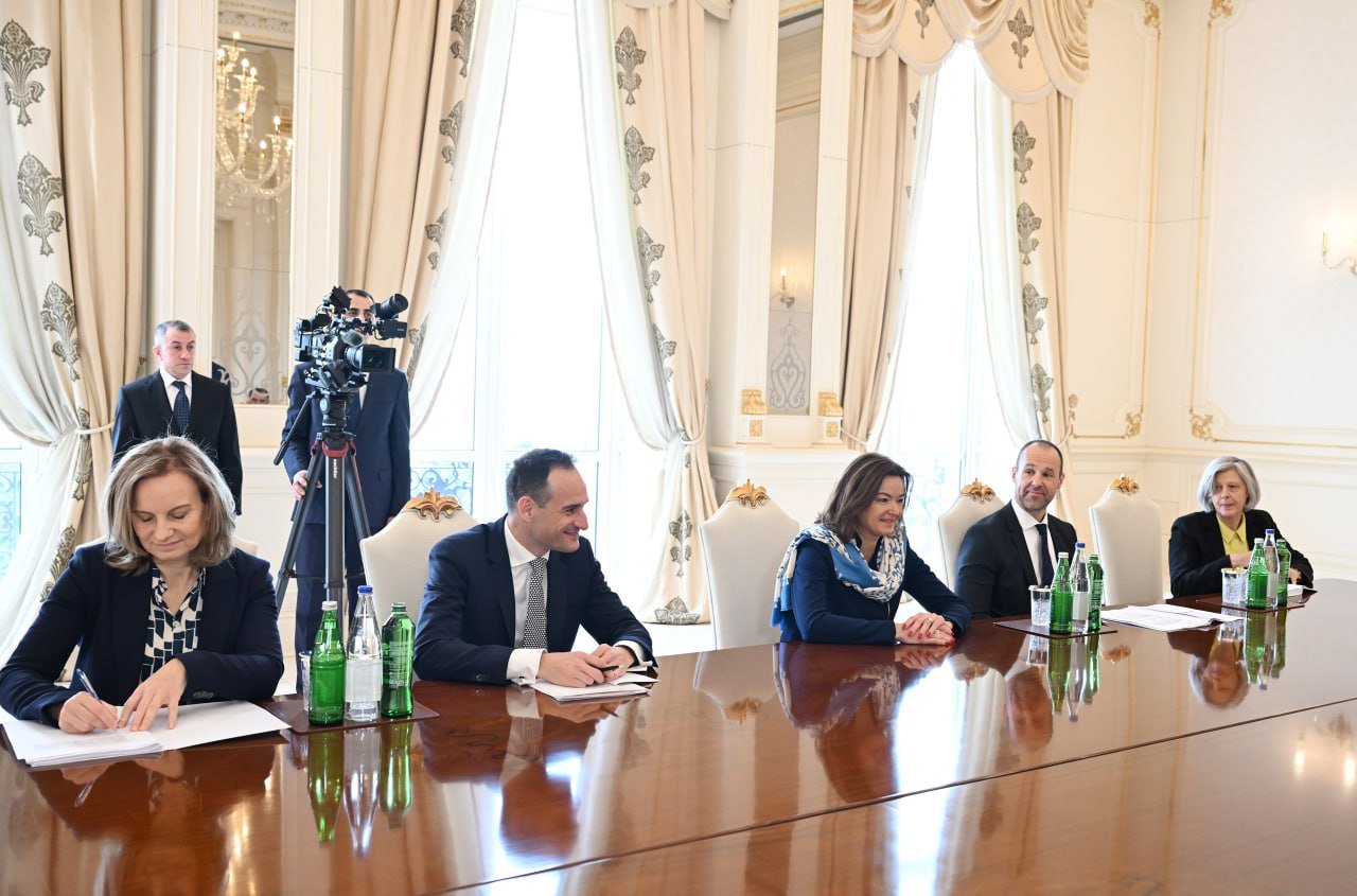 Sloveniyanın xarici işlər naziri İlham Əliyevin QƏBULUNDA - FOTO/VİDEO - foto 2