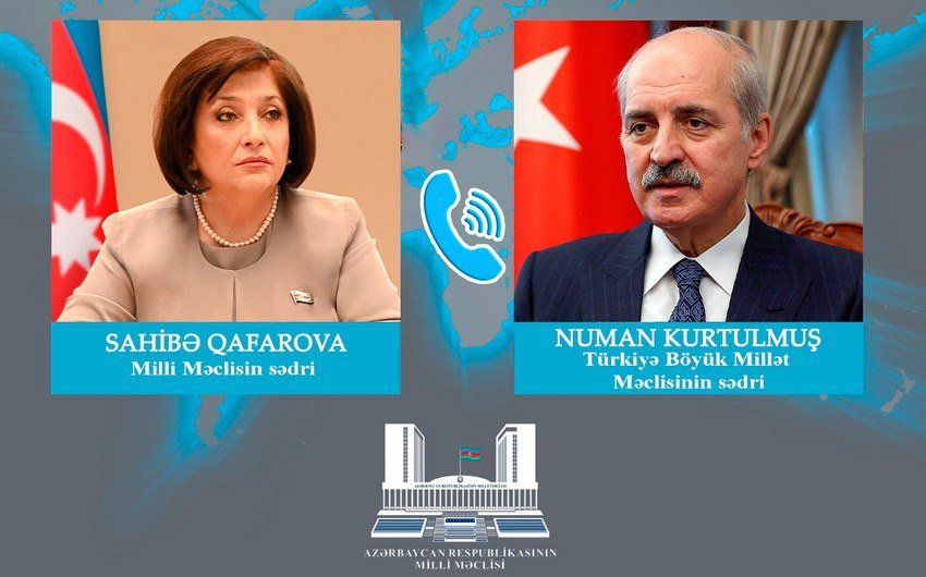 Azərbaycan və Türkiyə parlament sədrləri arasında telefon danışığı oldu