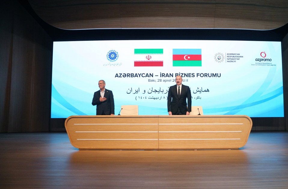 Bakıda Azərbaycan-İran biznes forumu KEÇİRİLİB - FOTO/VİDEO - foto 14