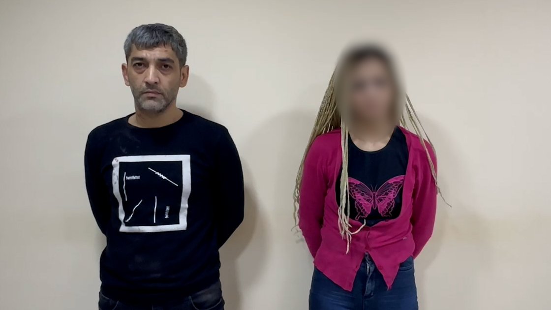 Bakıda qadın və tanışı narkotikə görə TUTULDU &ndash; FOTO/VİDEO