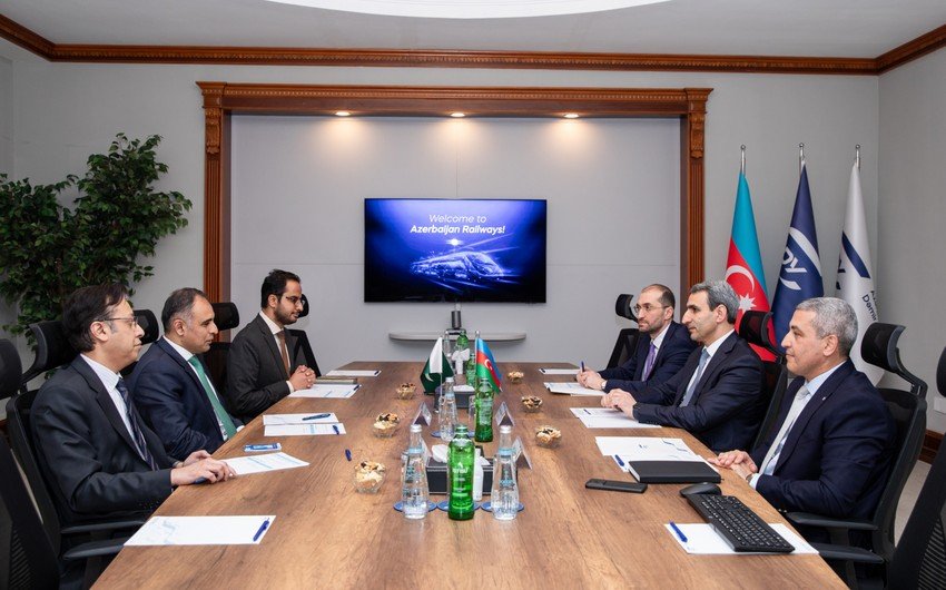 Azərbaycan və Pakistan arasında dəmiryol sahəsində əməkdaşlıq müzakirə olundu - FOTO