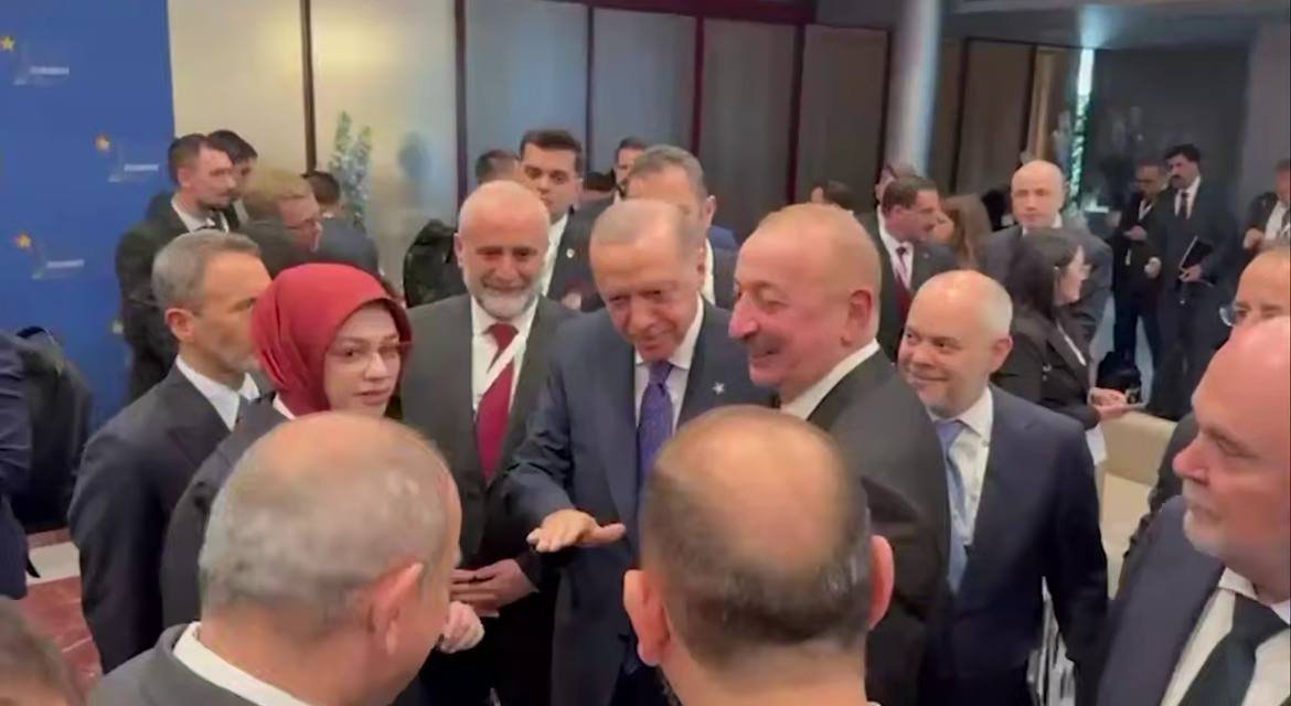 İlham Əliyev Albaniyada Ərdoğanla görüşdü &ndash; VİDEO