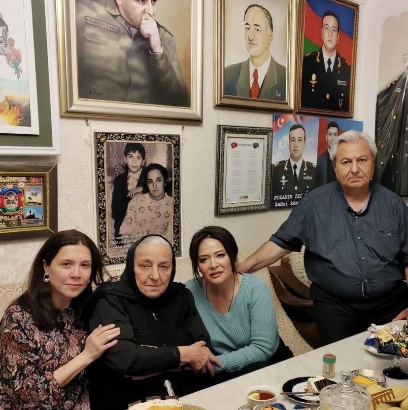 Tanınmışlar Polad Həşimovun evində - FOTO