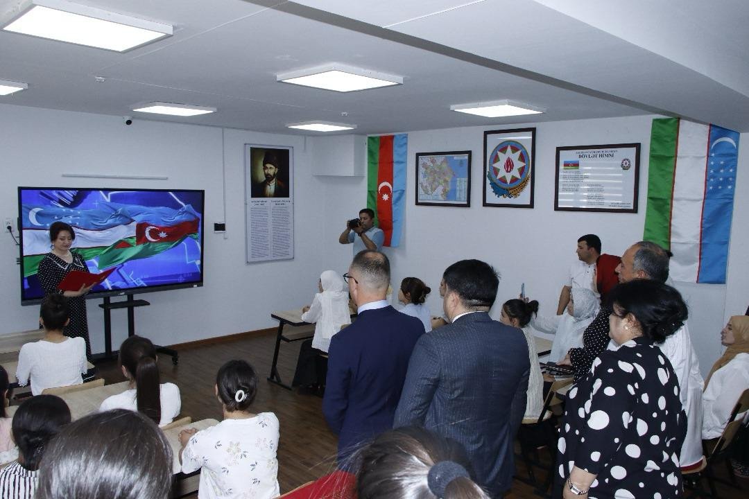 Özbəkistan universitetində Seyid Əzim Şirvani adına auditoriya açıldı - FOTO - foto 9