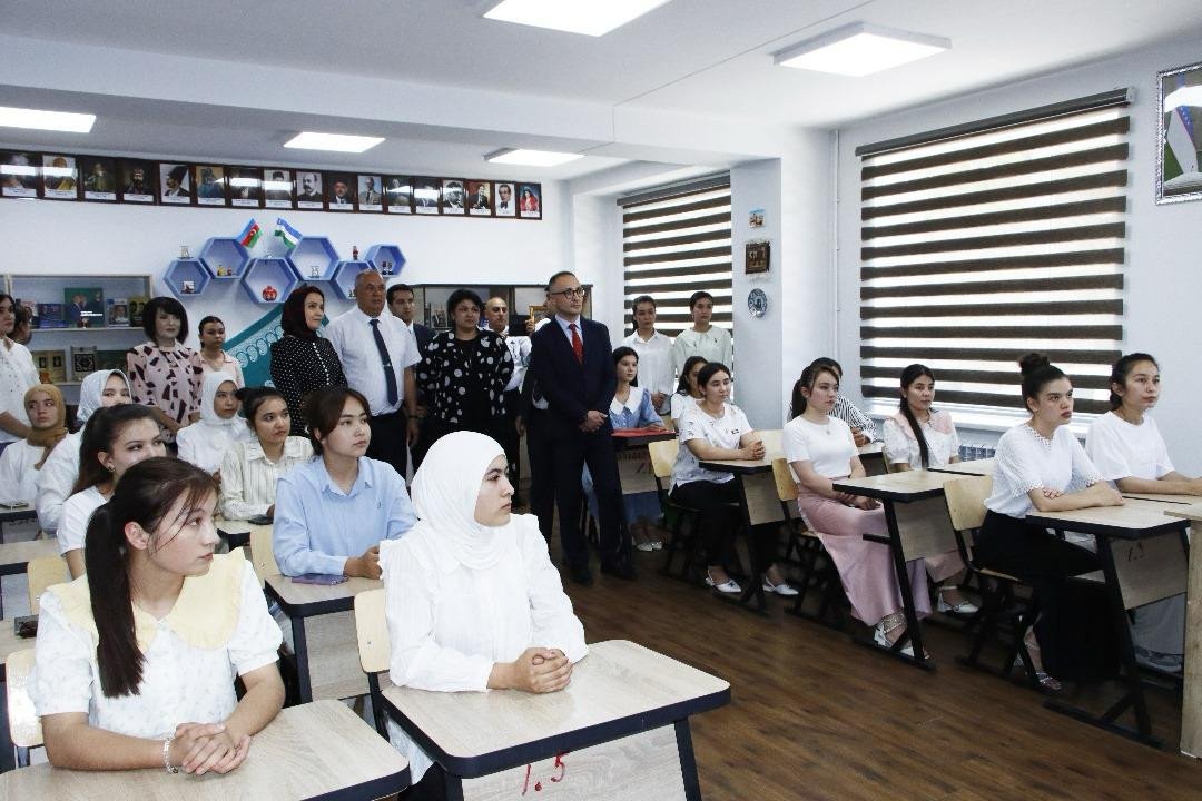Özbəkistan universitetində Seyid Əzim Şirvani adına auditoriya açıldı - FOTO - foto 8