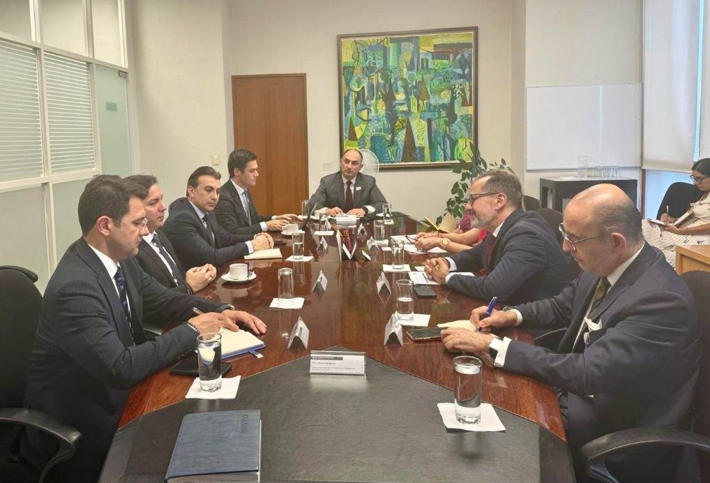 Azərbaycan və Meksikanın xarici işlər nazirinin müavinləri arasında görüş oldu - FOTO - foto 3