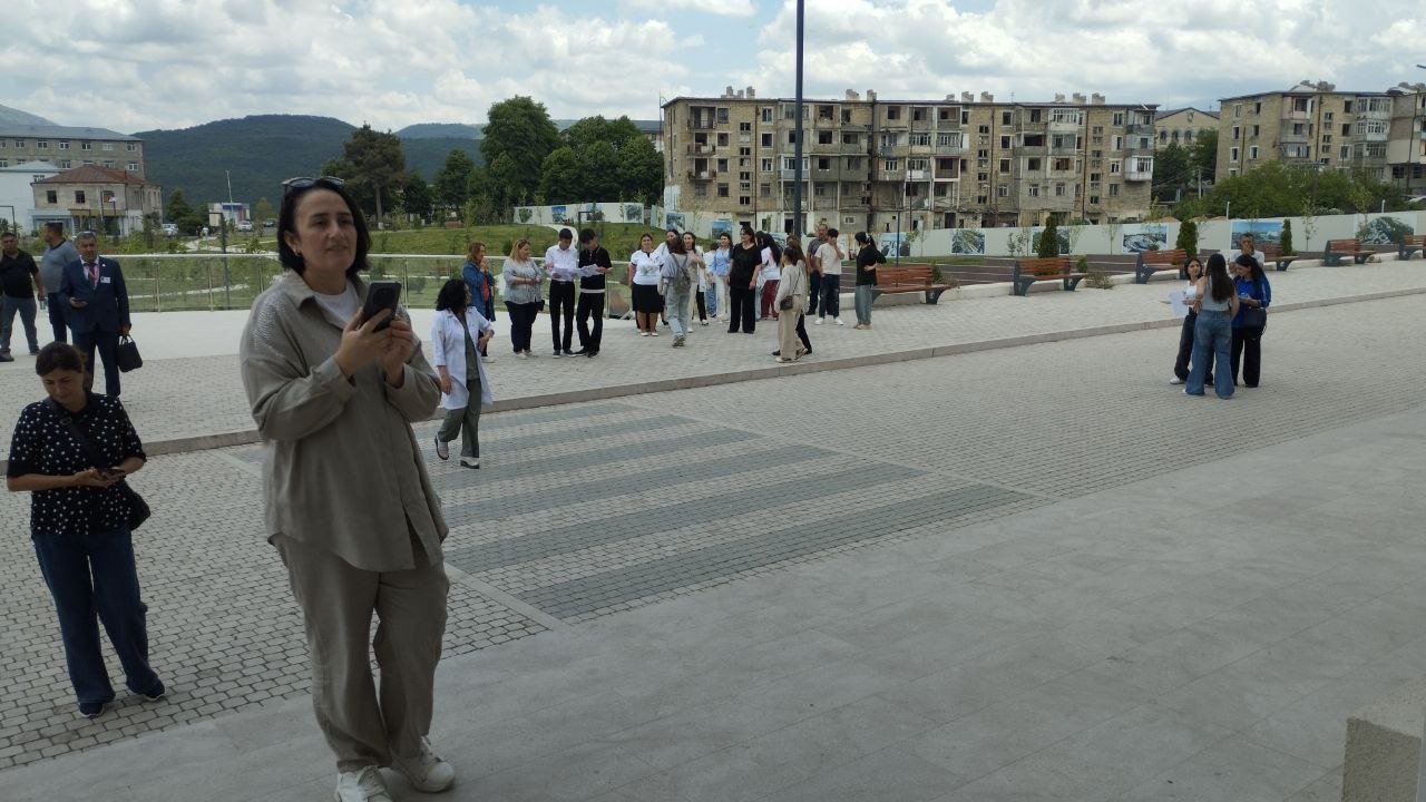 Xankəndi şəhərində qəbul İMTAHANI KEÇİRİLİB - FOTO - foto 7