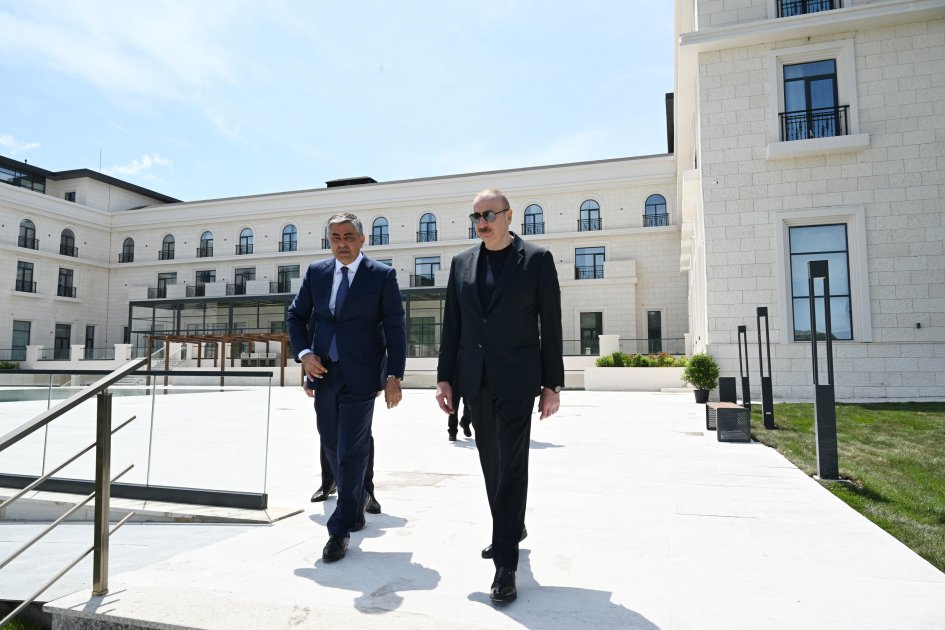 İlham Əliyev “Laçın” İstirahət Kompleksinin açılışında – FOTO/VİDEO - foto 7