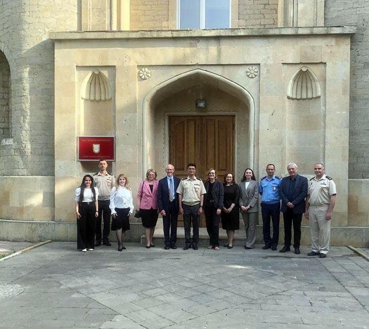 NATO-nun təhsil üzrə ekspert qrupu Milli Müdafiə Universitetində - FOTO - foto 3