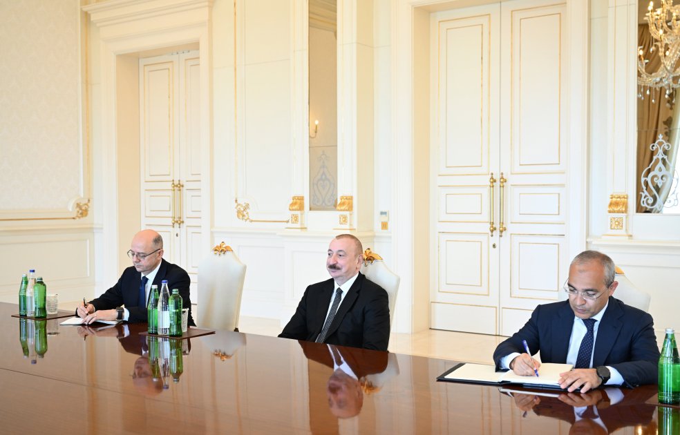 İlham Əliyev Səudiyyə Ərəbistanının “ACWA Power” şirkətinin təsisçisini qəbul edib - FOTO/VİDEO - foto 1