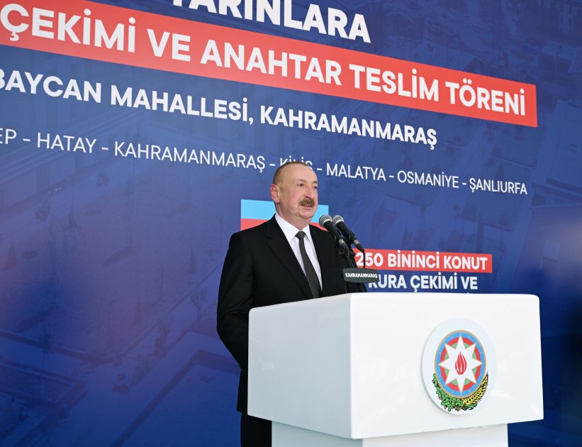 Prezident: &ldquo;Azərbaycan xalqı bu faciəni öz faciəsi kimi qəbul etdi&rdquo; - VİDEO