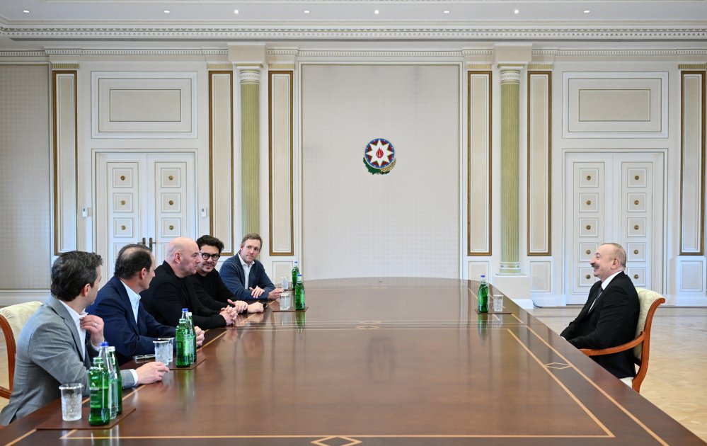 İlham Əliyev UFC-nin prezidentini qəbul etdi – FOTO/VİDEO - foto 1