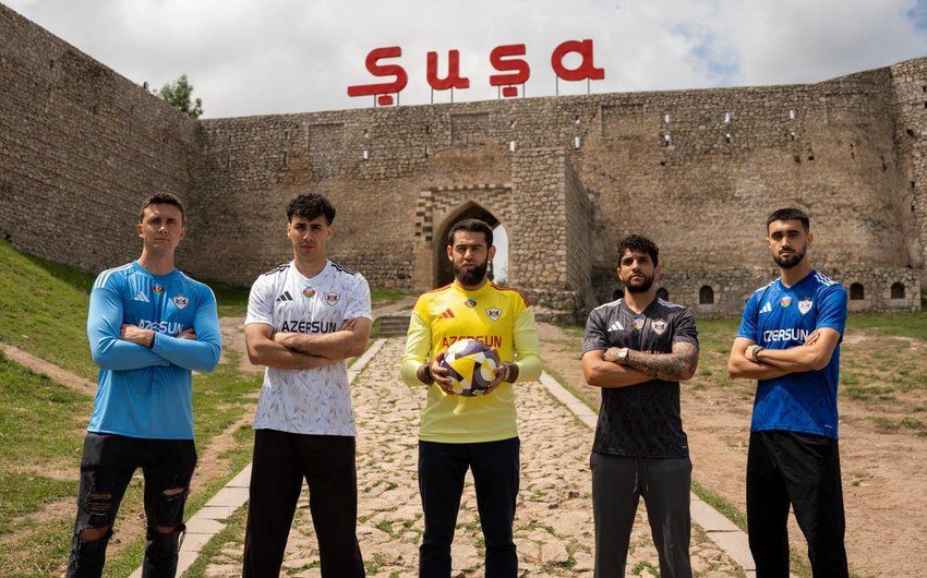 "Qarabağ" klubu Şuşada yeni formalarını TƏQDİM ETDİ - FOTO