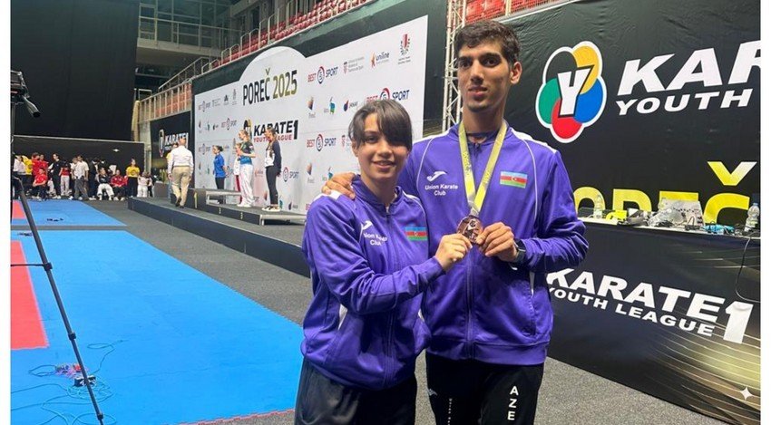 Azərbaycan karateçiləri Xorvatiyada bürünc medallar qazandılar - FOTO