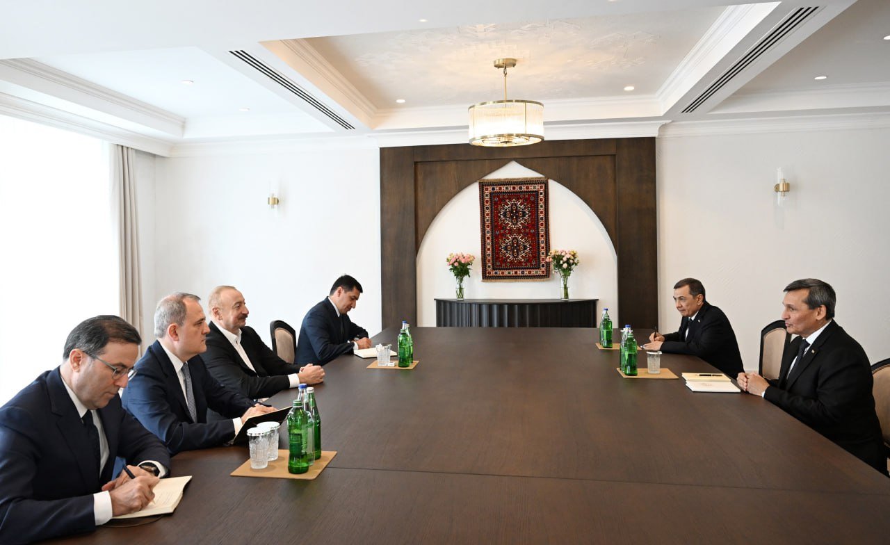 İlham Əliyev Xankəndidə Türkmənistanın xarici işlər nazirini qəbul etdi &ndash; FOTO/VİDEO