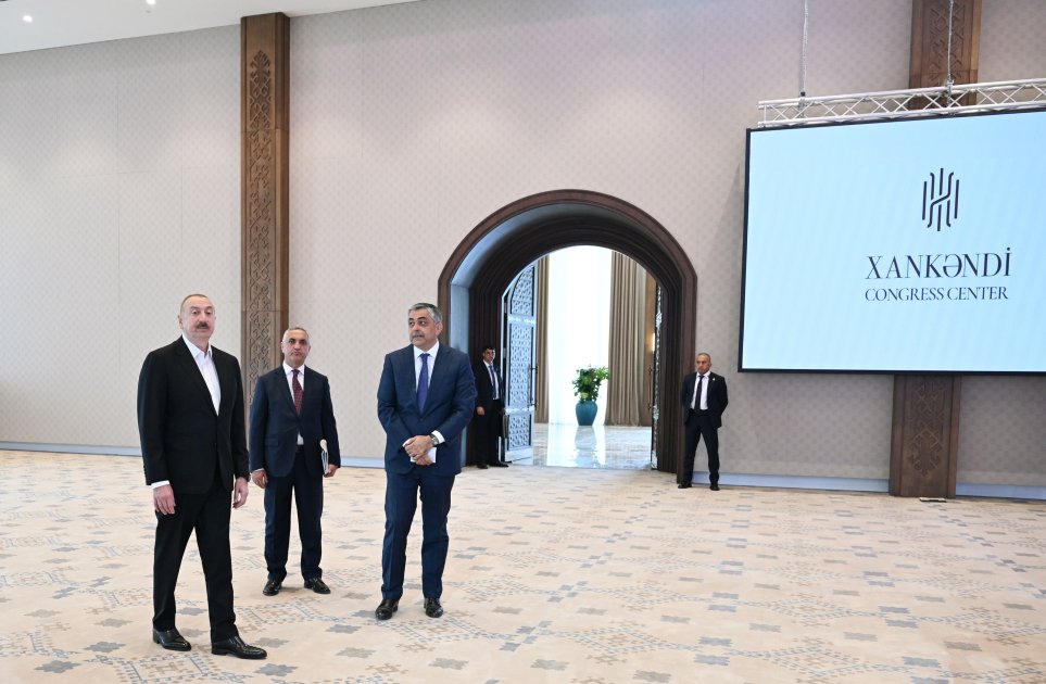 Xankəndi Konqres Mərkəzinin açılışı oldu – FOTO/VİDEO - foto 2