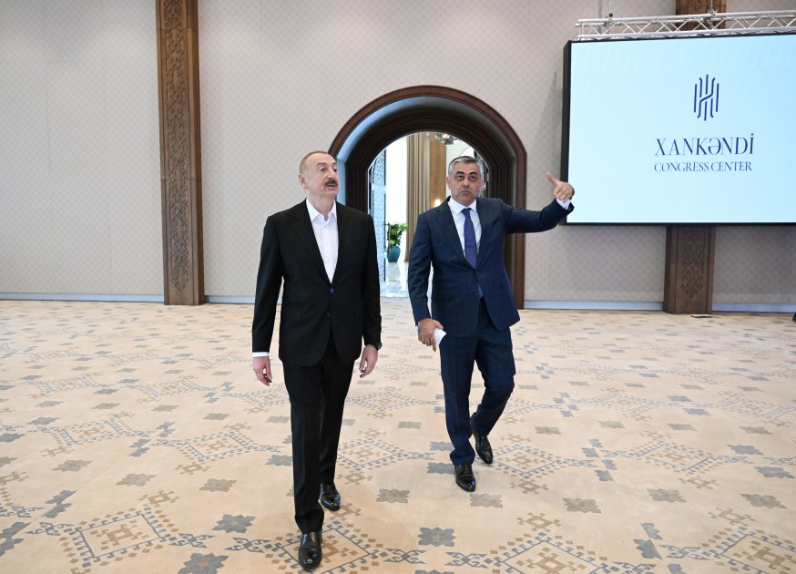 Xankəndi Konqres Mərkəzinin açılışı oldu – FOTO/VİDEO - foto 1