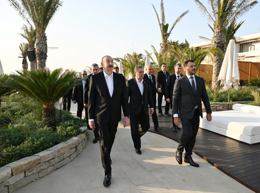 İlham Əliyev və Berdiməhəmmədov “Sea Breeze”də - FOTO/VİDEO - foto 6