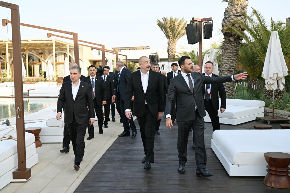 İlham Əliyev və Berdiməhəmmədov “Sea Breeze”də - FOTO/VİDEO - foto 5