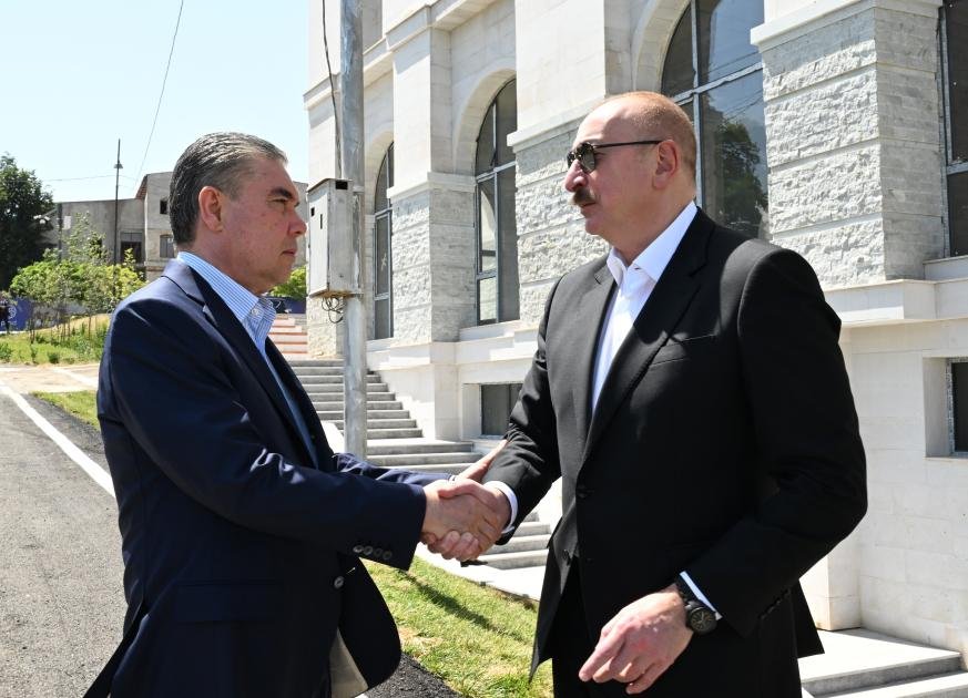 İlham Əliyev və Berdiməhəmmədov Şuşada birgə nahar etdilər - FOTO - foto 4