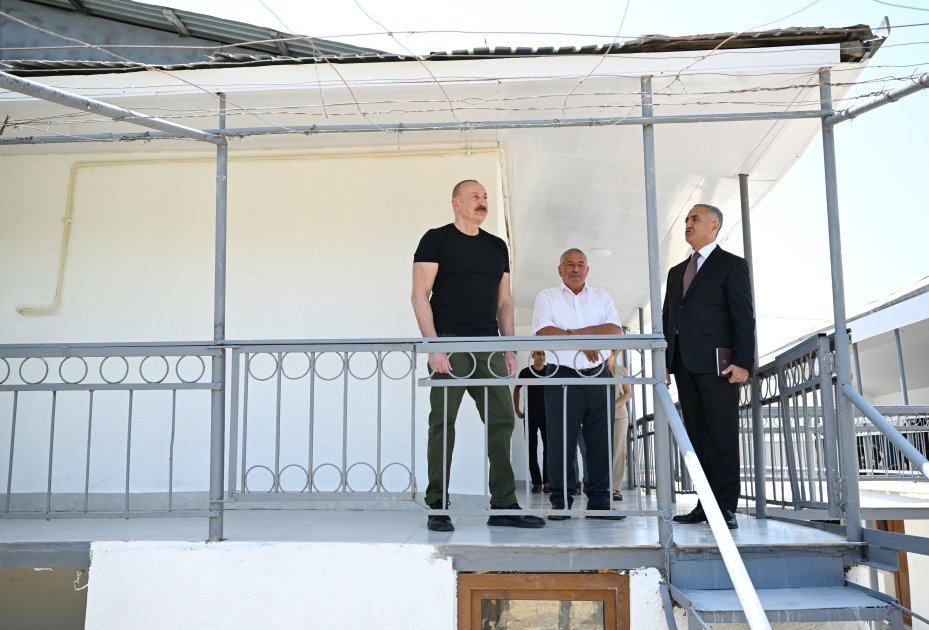 Prezident Xocalının Təzəbinə kəndində - FOTO - foto 6