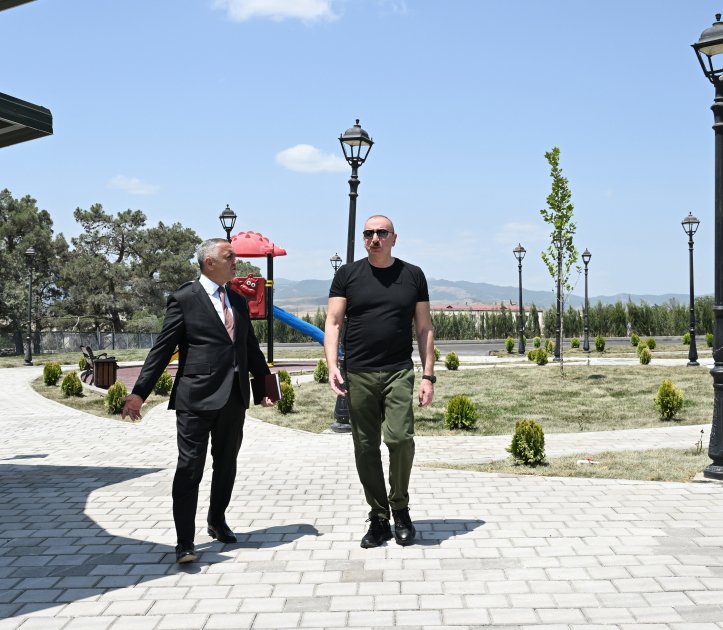Prezident Xocalının Təzəbinə kəndində - FOTO - foto 15