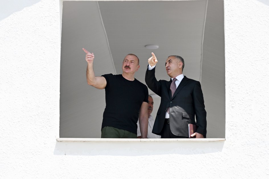 Prezident Xocalının Təzəbinə kəndində - FOTO - foto 5