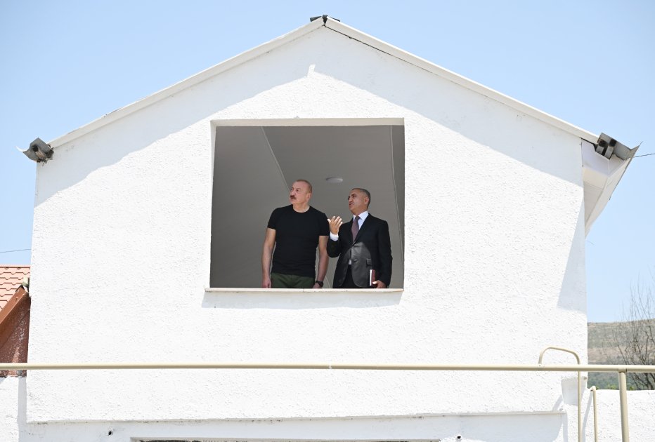 Prezident Xocalının Təzəbinə kəndində - FOTO - foto 4