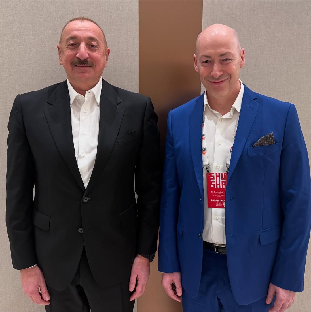 Ukraynalı jurnalist İlham Əliyevlə FOTOLARINI paylaşaraq təşəkkür etdi - foto 2