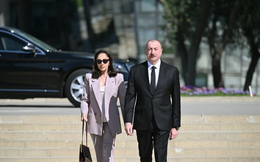 Prezident və birinci xanım Arif Babayevin vida mərasiminə əklil göndərdi &ndash; FOTO