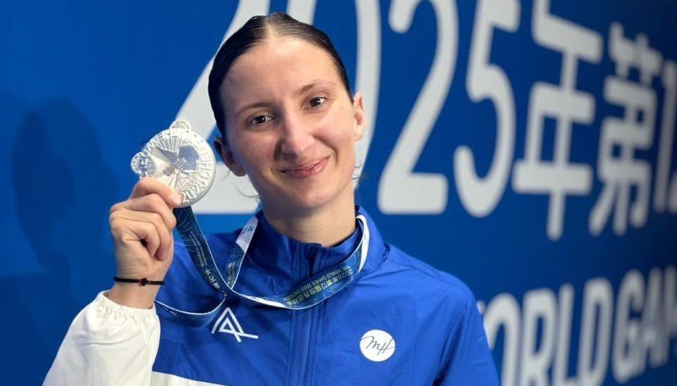 Karateçimiz Dünya Oyunlarında gümüş medal QAZANDI Karateçimiz Dünya Oyunlarında gümüş medal QAZANDI