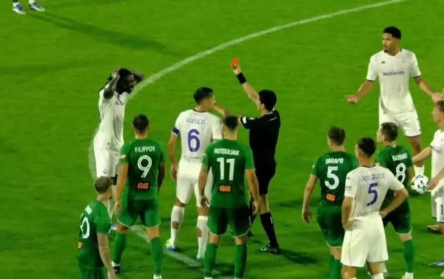 Azərbaycanlı hakim məşhur futbolçunu meydandan qovdu - VİDEO