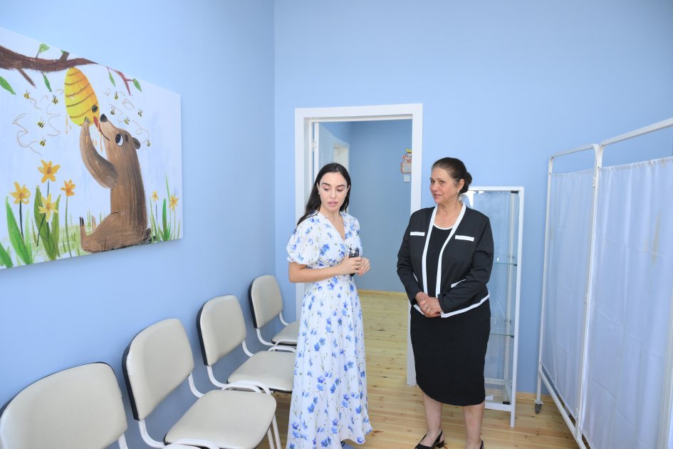 Leyla Əliyeva Şamaxıda inşa olunan körpələr evi-uşaq bağçalarının AÇILIŞINDA - FOTO - foto 6