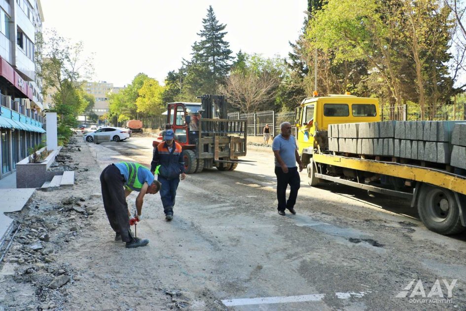 Bakıda bu küçə təmir OLUNUR – FOTO - foto 2