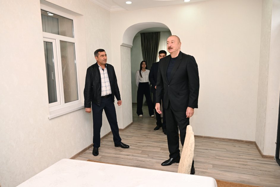 Prezident Hadrut qəsəbəsində - FOTO/VİDEO - foto 5