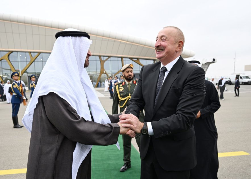 BƏƏ Prezidentinin Azərbaycana rəsmi səfəri başa çatdı – FOTO - foto 1