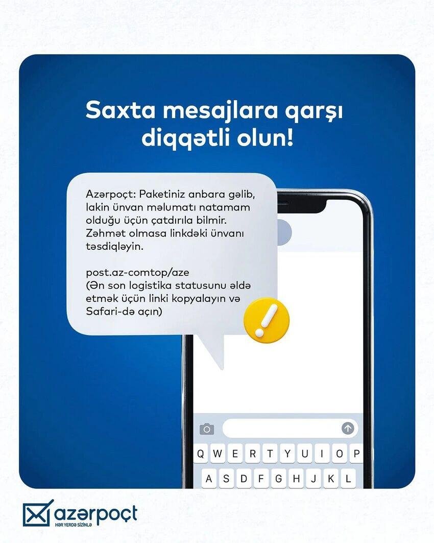 Həmin mesajları açmayın! - Əhaliyə çağırış - FOTO - foto 1