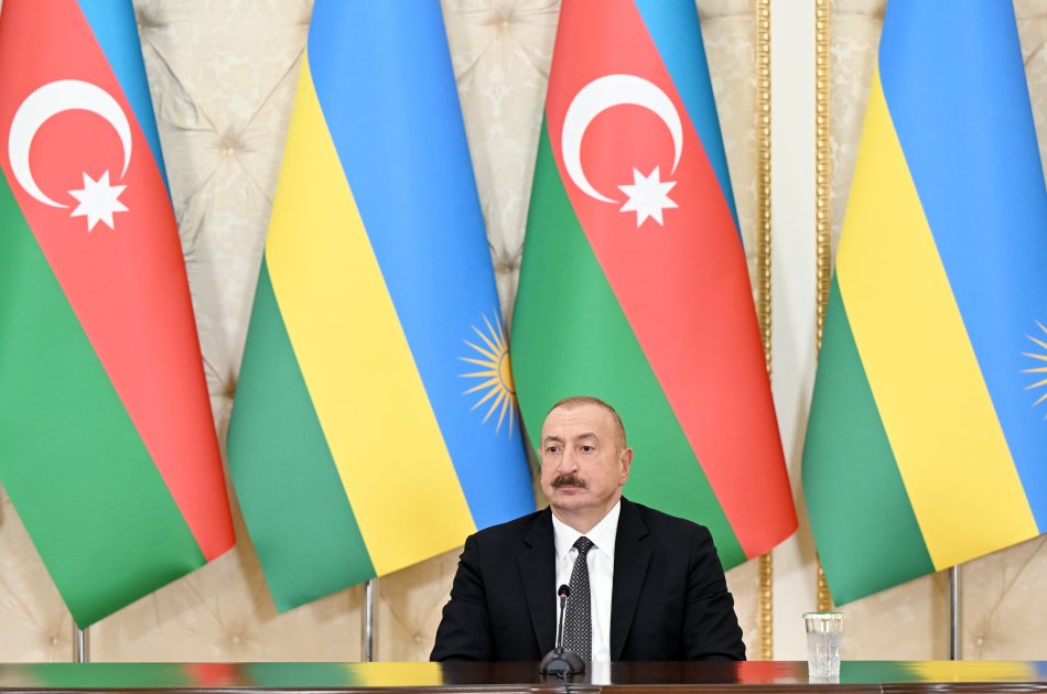 Prezidentlər mətbuata bəyanatlarla çıxış ediblər – FOTO - foto 8