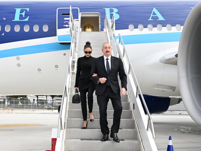 Prezident İlham Əliyev Nyu-Yorka işgüzar SƏFƏR ETDİ- FOTO/VİDEO - foto 1